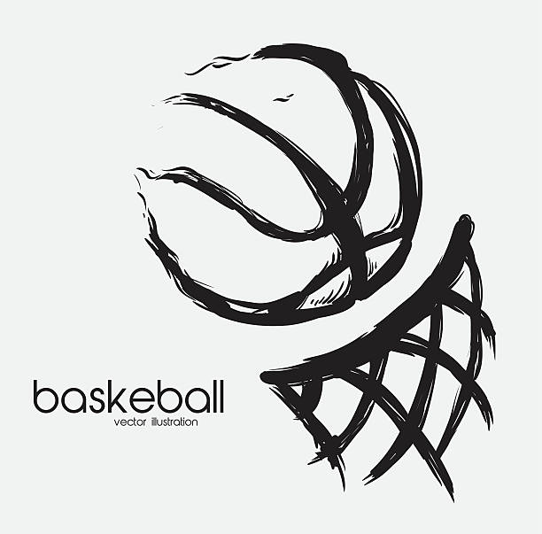 basketball design, vector illustration eps 10 graphic basketball design, vector illustration eps 10 graphic basketball hoop stock illustrations