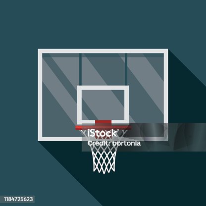 istock Basketball Hoop Icon 1184725623