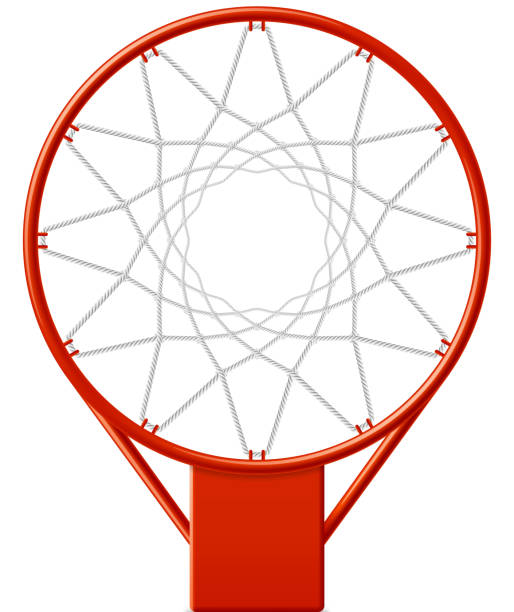 Basketball hoop Vector illustration with transparent effect. Eps10. above stock illustrations
