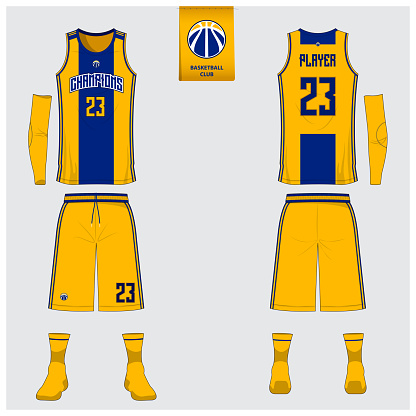 Download Basketball Uniform Template Design Tank Top Tshirt Mockup ...