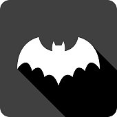 istock Bat Icon Silhouette 859149322