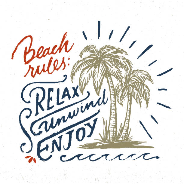 Beach Sign Stock Photos, Pictures & Royalty-Free Images - iStock