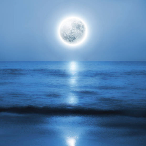1 523 Moon Over Water Stock Photos Pictures Royalty Free Images Istock