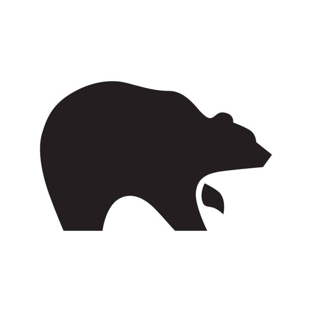 ilustraciones, imágenes clip art, dibujos animados e iconos de stock de oso - alaska