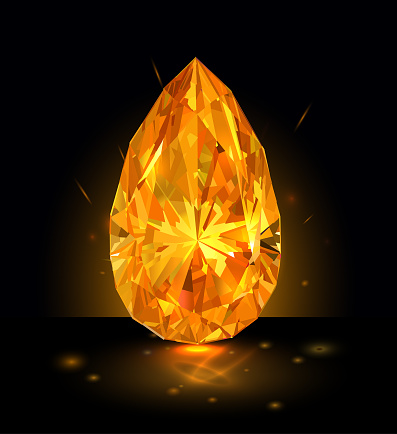 amber diamond background vector illustration isolated bright illustrations