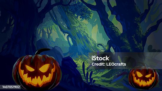 istock Beautiful Halloween Background 1407051902