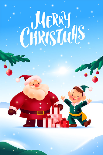 2020 Creative Christmas Lovely Attractive Cartoon Santa Claus Key Chain Pendant 