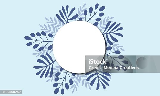 istock Beautiful spring flowers on a pastel blue table top display 1302550259