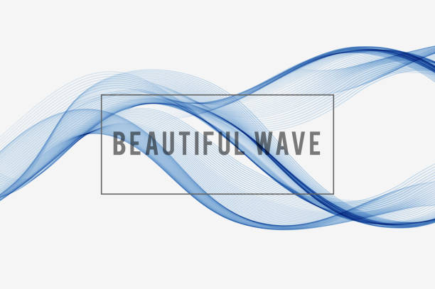 美しい波背景 - 自然美点のイラスト素材／クリップアート素材／マンガ素材／アイコン素材