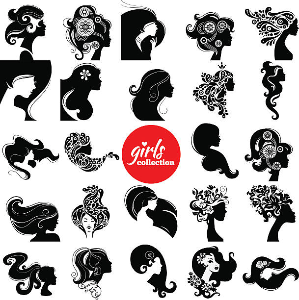 Natural Hair Black Woman Illustrations Royalty Free Vector