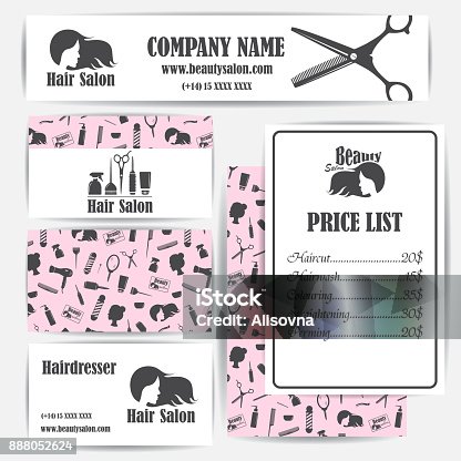 Hair Salon Price List Clipart Free Download