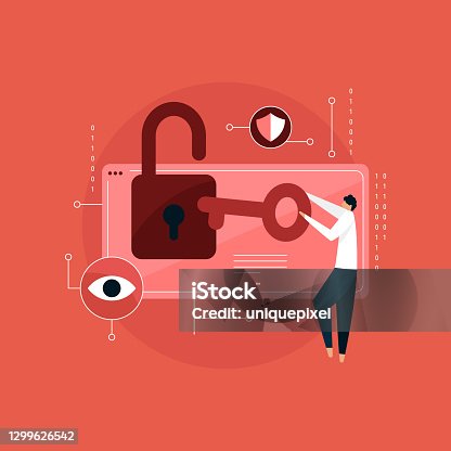 istock become a cyber security professional concept, Data Protection 1299626542