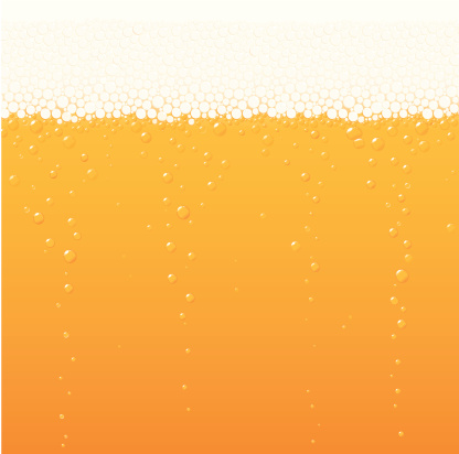 Vector illustration of beer bubbles