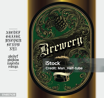 istock Beer Label 514857428