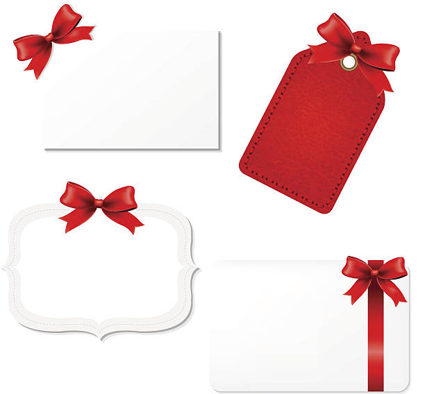 Big Set Blank Gift Tags Blank Gift Tags. Vector Illustration EPS10. Contains transparency. gift clipart stock illustrations