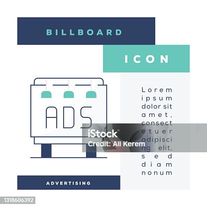 istock Billboard Icon 1318606392