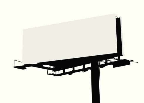 Billboard Vector Silhouette