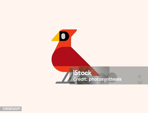 istock Bird vector icon. Isolated Colorful Bird Cartoon flat colored symbol 1285816591