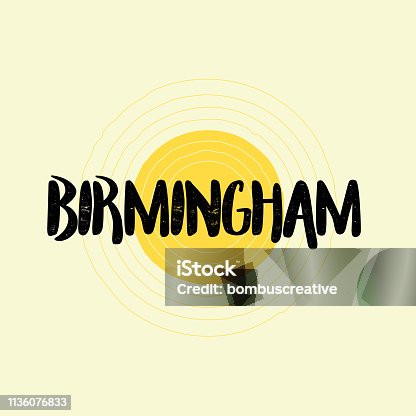 istock Birmingham Lettering Design 1136076833