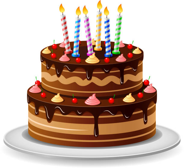 Birthday Cake Vector illustration of Birthday Cake birthday cake stock illustrations