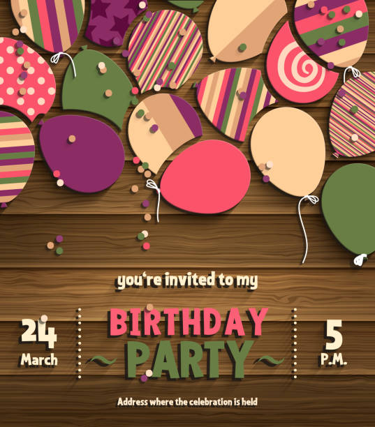 Birthday Invitation Vector Art Graphics Freevector Com