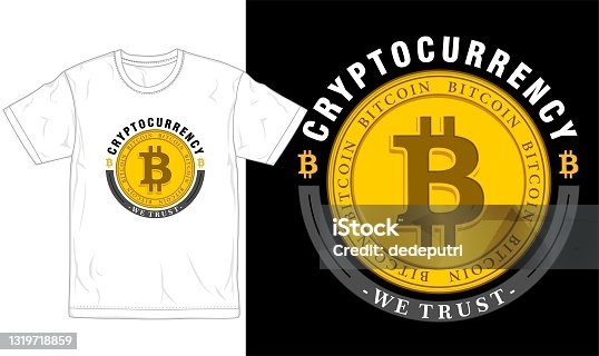 Bull Bitcoin T-shirt Design - Vector Download