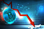 istock Bitcoin Price Fallchart 1312127135