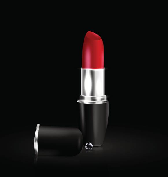 son môi đen và đỏ - how to do model makeup hình minh họa sẵn có