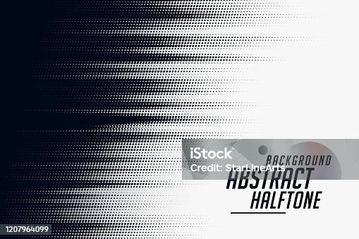 istock black and white halftone speed pattern background 1207964099