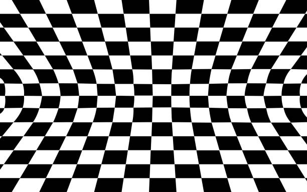 black and white room black and white room texture background chess patterns stock illustrations