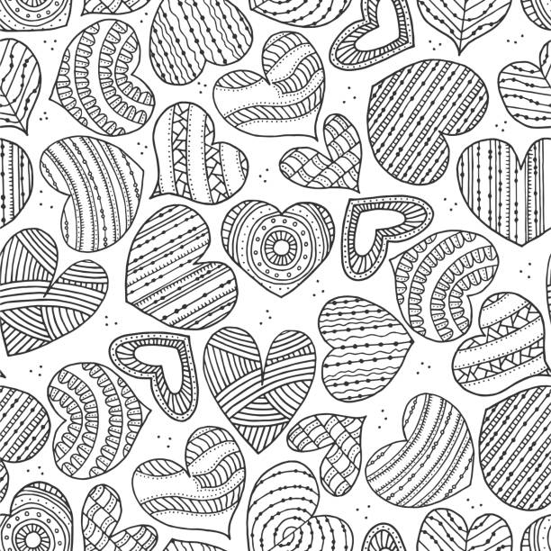 Valentines Coloring Book Stock Photos, Pictures & Royalty-Free Images ...