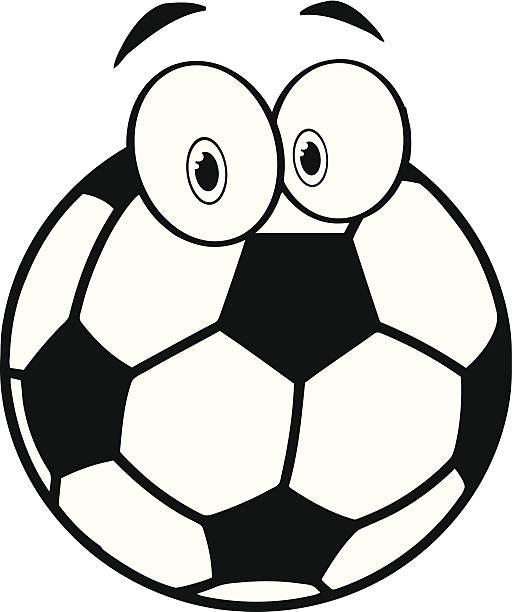 Black and White Soccer Ball Similar Illustrations: black and white football clipart pictures stock illustrations