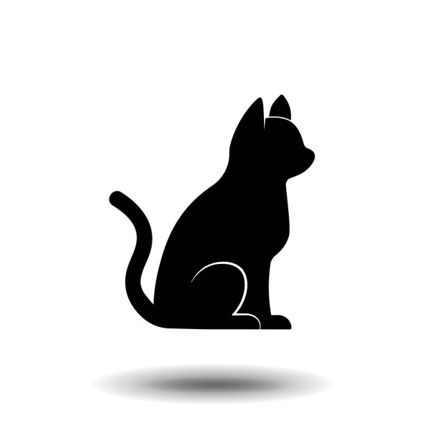 猫 横顔 イラスト素材 Istock