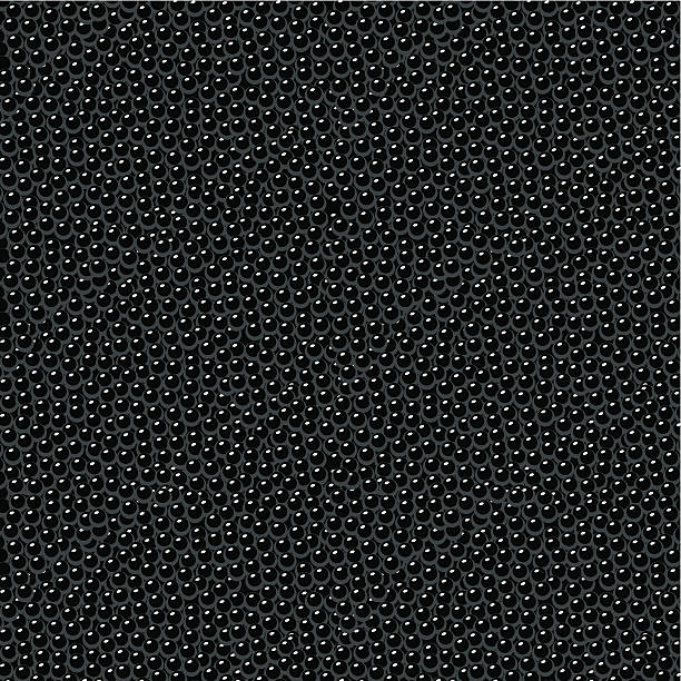 black caviar background texture of black caviar roe stock illustrations