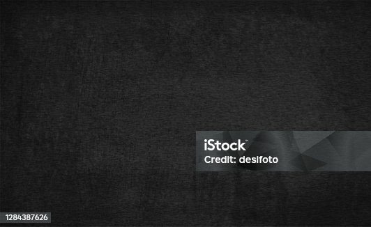 istock Black coloured rough texture grunge vector backgrounds like a blackboard 1284387626