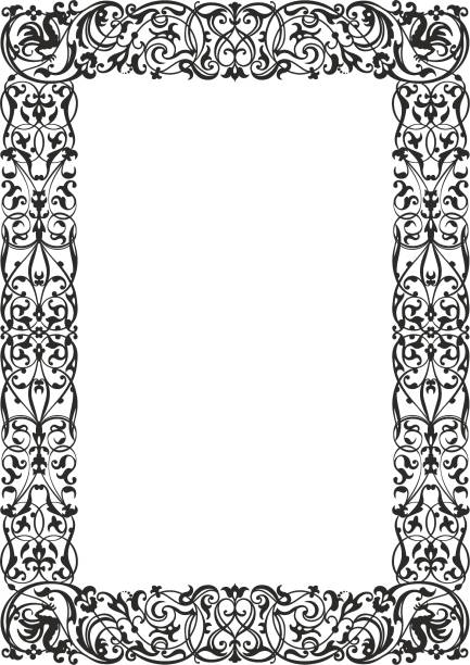 Best Medieval Picture Frame Illustrations, Royalty-Free Vector Graphics ...