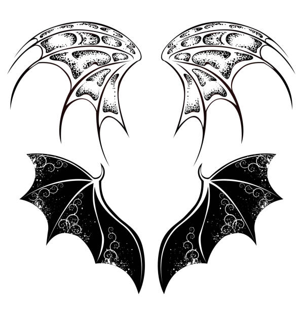 Best Gothic Dragon Tattoos Illustrations, RoyaltyFree