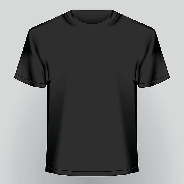 Best Grey T Shirt Template Silhouette Illustrations, RoyaltyFree