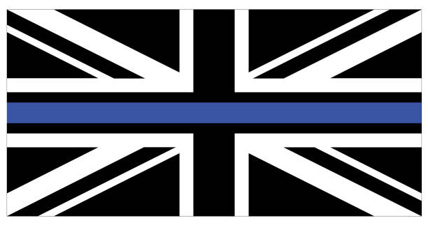 Thin Blue Line Flag Illustrations Royalty Free Vector Graphics And Clip