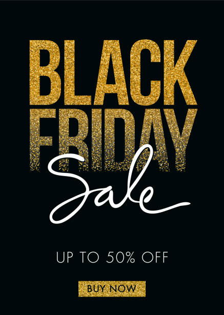 Black Friday design for advertising, banners, leaflets and flyers. - Illustration