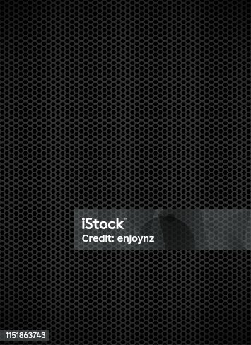istock Black grille background 1151863743