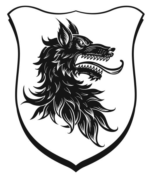 Wolf Coat Of Arms Stock Photos, Pictures & Royalty-Free Images - iStock