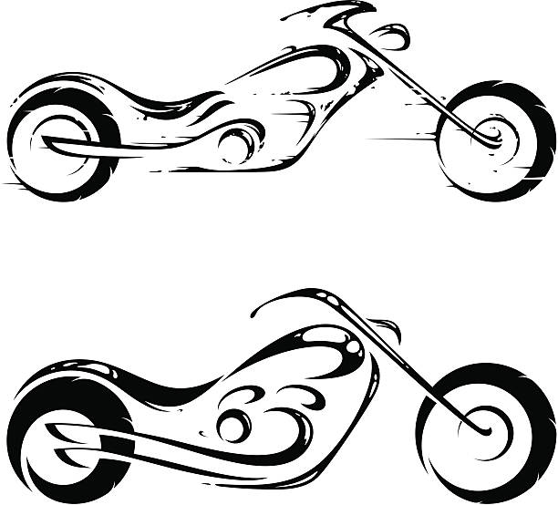 Download Best Simple Motorcycle Silhouettes Illustrations, Royalty ...