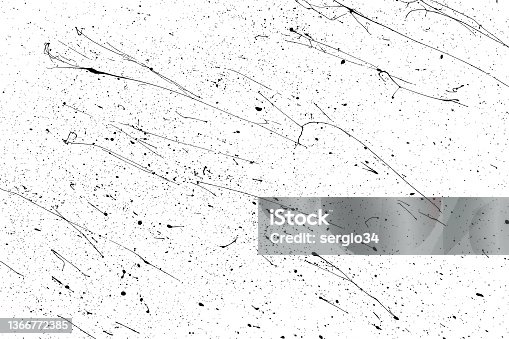 istock Black paint splatter 1366772385