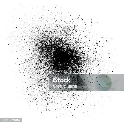 istock Black powder, vector design element 1050274062