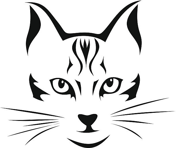 67 Tabby Cat Tattoo Illustrations Royalty Free Vector Graphics Clip Art Istock