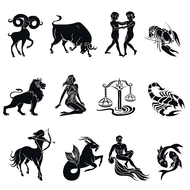 Pisces Symbols Silhouette Illustrations, Royalty-Free Vector Graphics ...