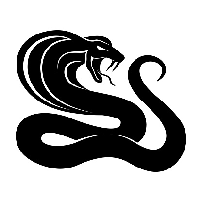 Black Snake Sign Stock Illustration - Download Image Now - iStock