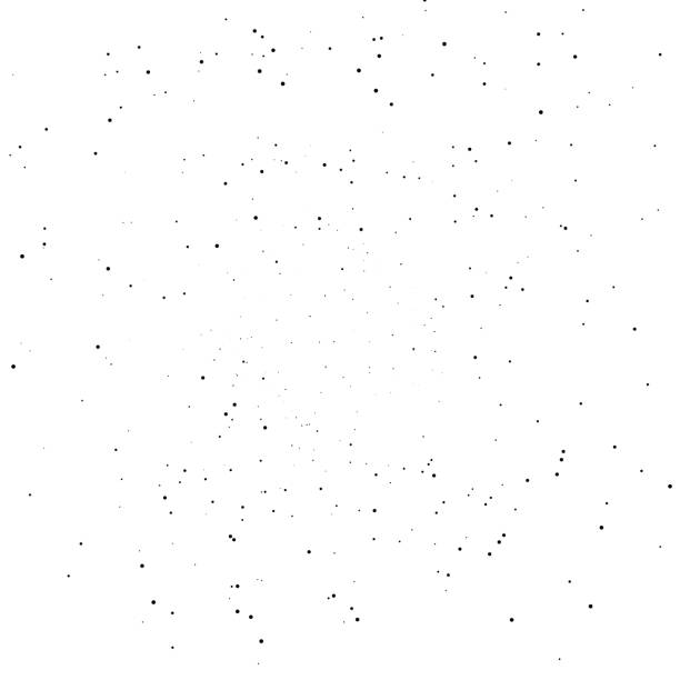 siyah noktalar glitter sıkıntı arka plan vektör çizim dağılım - dots stock illustrations