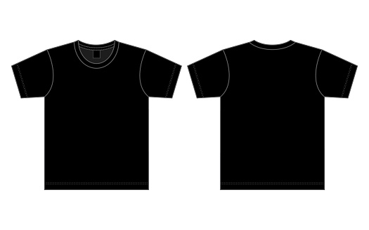 Download Black Tshirt Vector For Template Stock Illustration ...